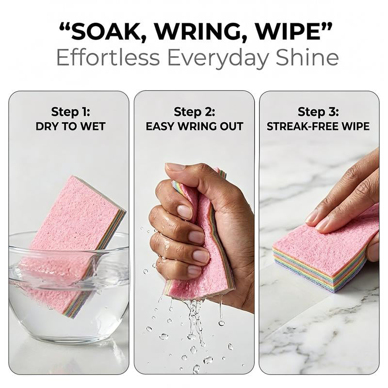 Super Absorbent Cellulose Sponge Cloths