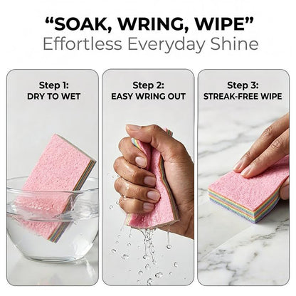 Super Absorbent Cellulose Sponge Cloths