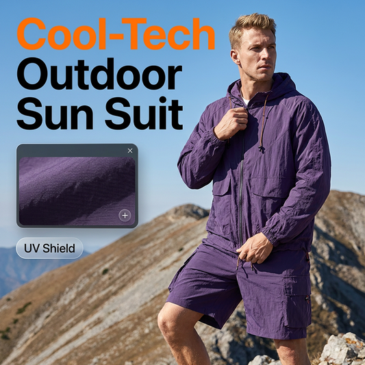⛰️🥾Unisex-jacka i bergsstil med iskylande solskydd