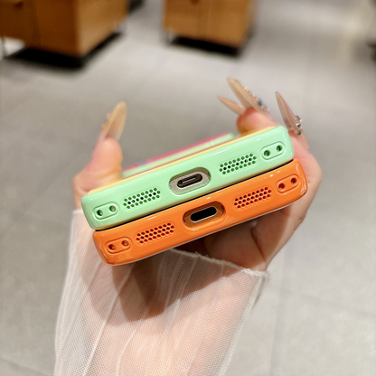Mobiltelefonfodral i akryl med livfulla kontrastfärger och dopamin-motiv