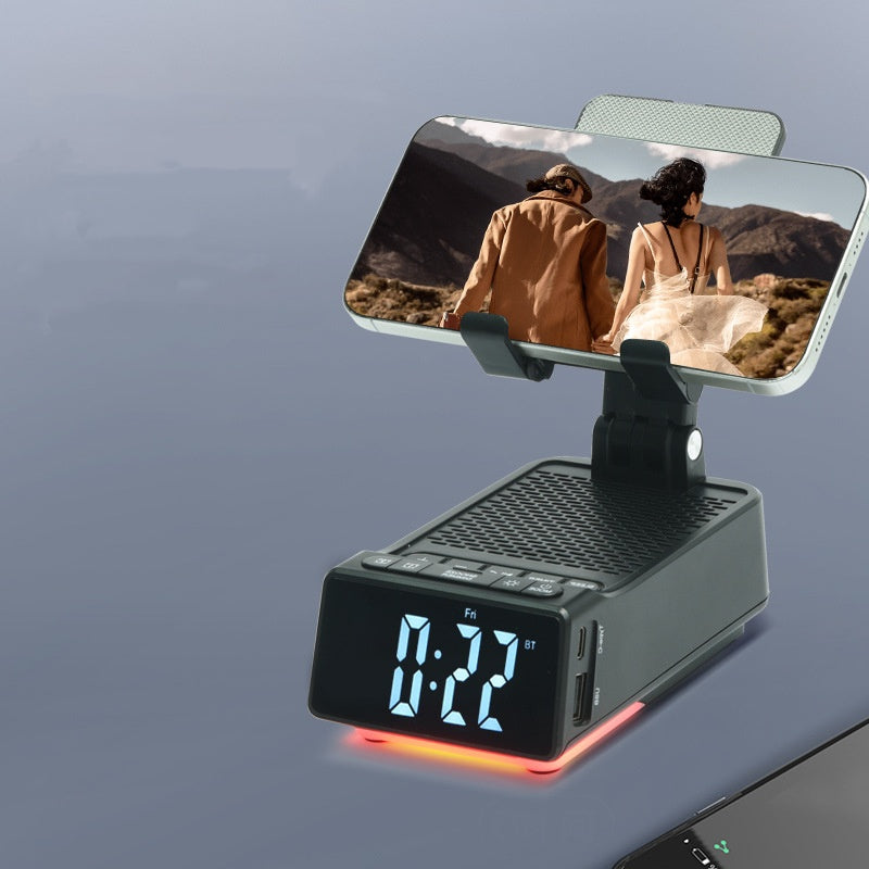 3-i-1 Bluetooth-högtalare och telefonstativ