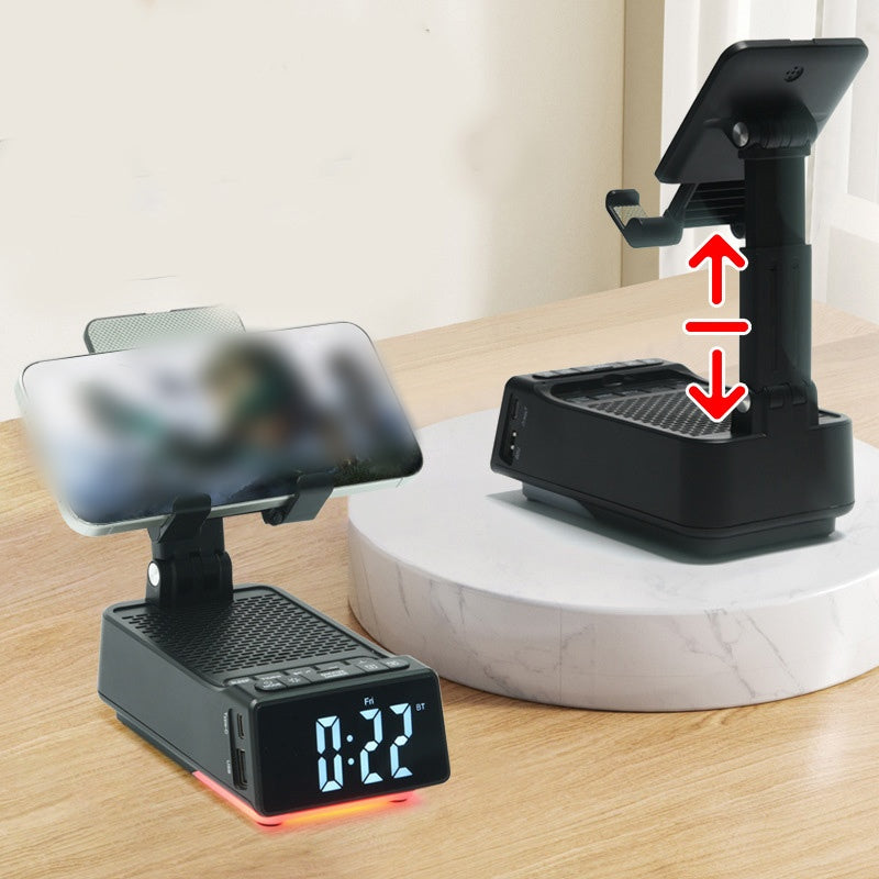 3-i-1 Bluetooth-högtalare och telefonstativ