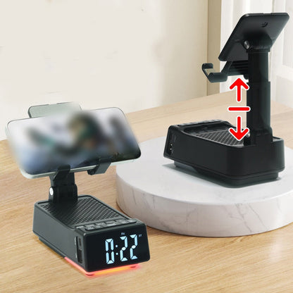 3-i-1 Bluetooth-högtalare och telefonstativ