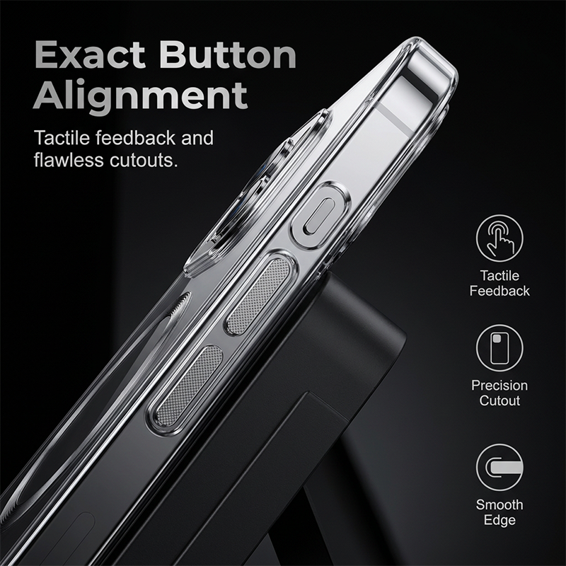 Magnetiskt Transparent TPU-skal