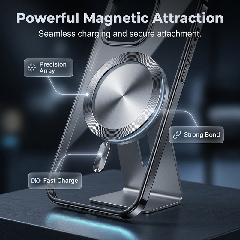 Magnetiskt Transparent TPU-skal