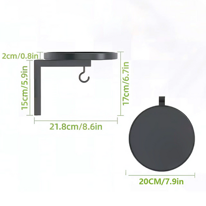 🐦💧 50% RABATT! Väggmonterat Metallfågelbad – Vädertåligt, lätt att rengöra & perfekt för trädgård, balkong & terrass 🌿