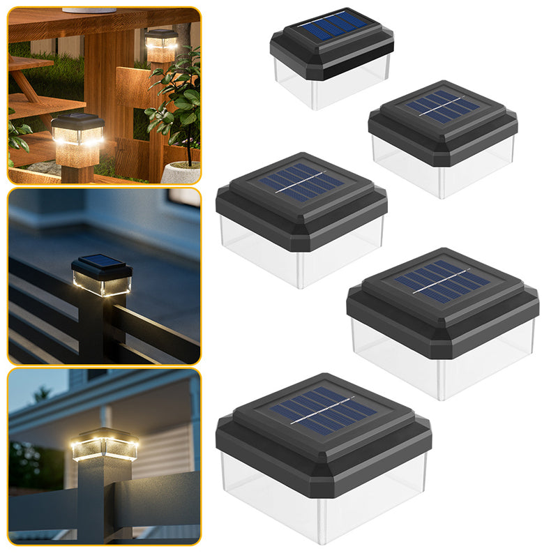 ☀️ 50% RABATT NU! 🏡 Solcellsdriven LED Stolplykta – Väderbeständig, Auto Av/På & Varmt Sken för Trädgård & Altan 🌿