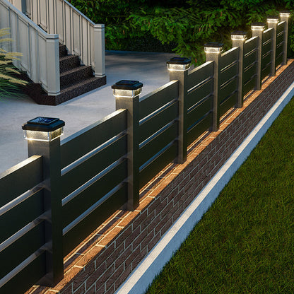 ☀️ 50% RABATT NU! 🏡 Solcellsdriven LED Stolplykta – Väderbeständig, Auto Av/På & Varmt Sken för Trädgård & Altan 🌿