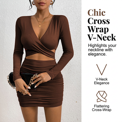 Elegant Höghöftad Bodycon-klänning