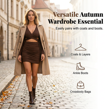 Elegant Höghöftad Bodycon-klänning