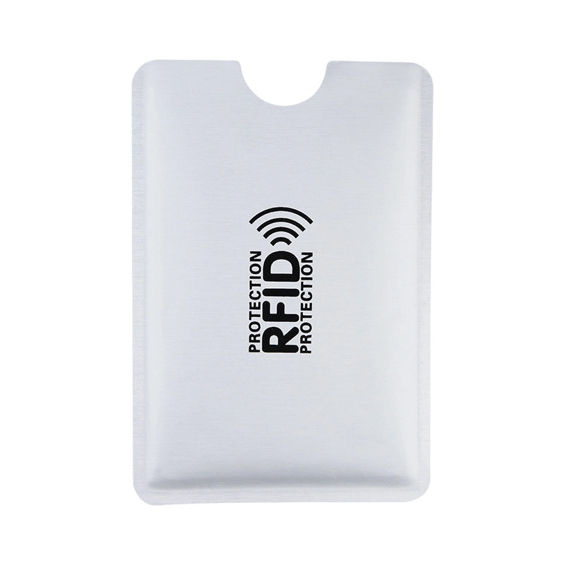 🛡️ RFID-kreditkortsskydd - Förhindrar obehörig skanning och avmagnetisering! 🔒 Ultratunn och lätt - passar alla vanliga kortstorlekar. 🧾 Tillverkad av slitstark aluminiumfolie - vattentät och reptålig.