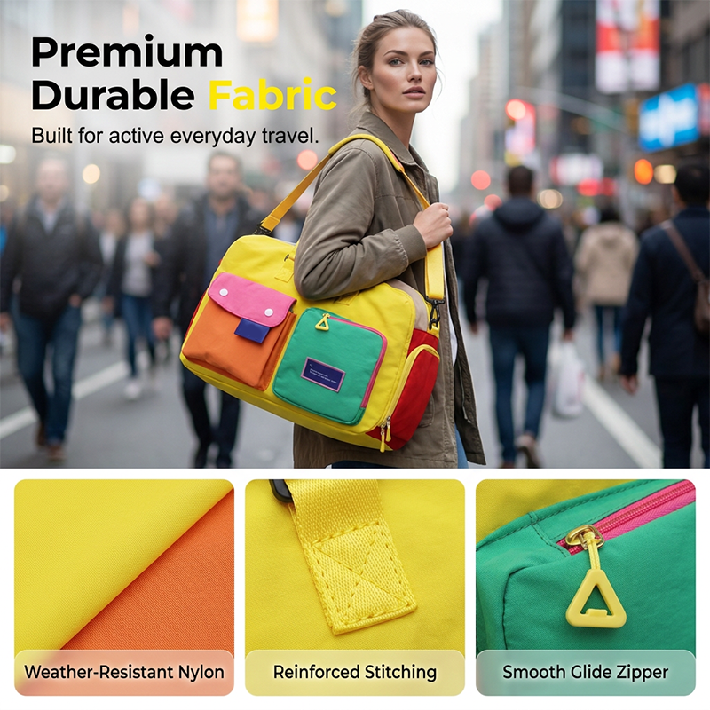 🏆SISTA DAGEN 50% REA🔥 Casual Färgblock Weekendbag