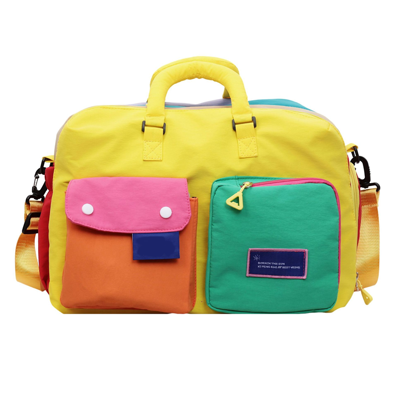 🏆SISTA DAGEN 50% REA🔥 Casual Färgblock Weekendbag