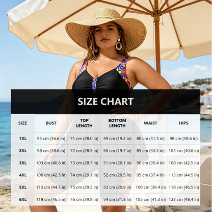 👙 60% RABATT! 🌊 Flödande tankini-baddräkt för kvinnor med shorts – Bekväm passform & snabbtorkande – Perfekt för strand, pool eller semester – stilren och praktisk ☀️✨