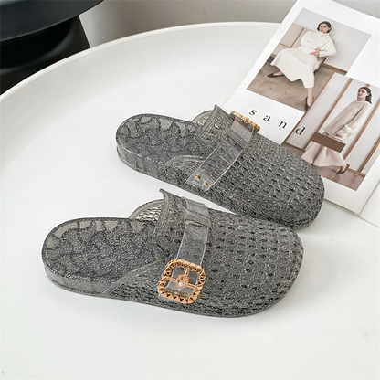Damtofflor med Glitter i Casual Stil