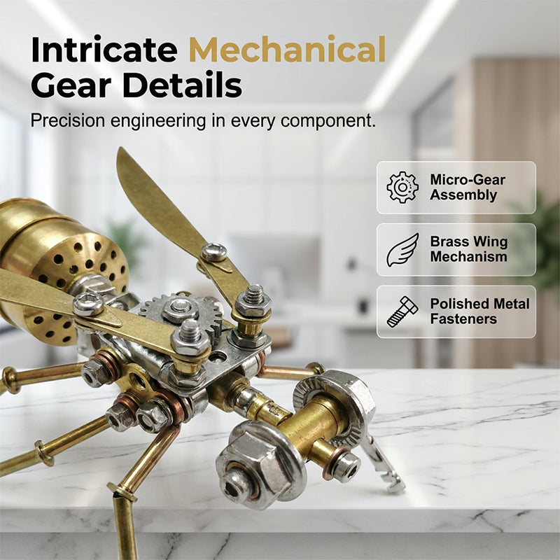 3D Metallbi Pussel Monteringsmodell Kit