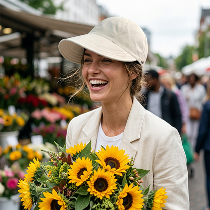 ☀️ 50 % RABATT NU! 👒 Solhatt med hästsvansöppning – andningsbar, UPF 50+ & justerbart band, perfekt för löpning, strand & utomhuslek 🏃‍♀️
