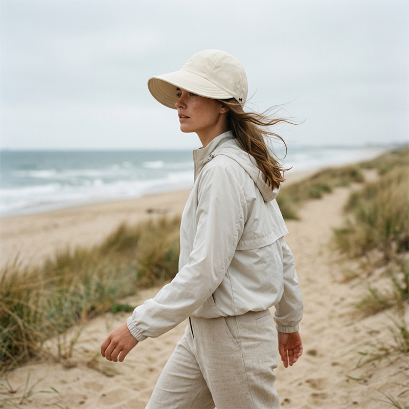 ☀️ 50 % RABATT NU! 👒 Solhatt med hästsvansöppning – andningsbar, UPF 50+ & justerbart band, perfekt för löpning, strand & utomhuslek 🏃‍♀️