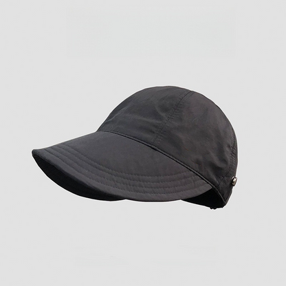 ☀️ 50 % RABATT NU! 👒 Solhatt med hästsvansöppning – andningsbar, UPF 50+ & justerbart band, perfekt för löpning, strand & utomhuslek 🏃‍♀️