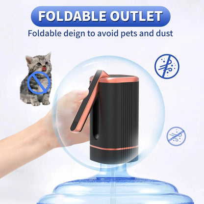 🏠 Automatisk dispenserpump – multifunktionell, tyst & perfekt för hem, kontor, sommarstuga & camping, passa de flesta standardflaskor 🌿