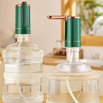 🏠 Automatisk dispenserpump – multifunktionell, tyst & perfekt för hem, kontor, sommarstuga & camping, passa de flesta standardflaskor 🌿