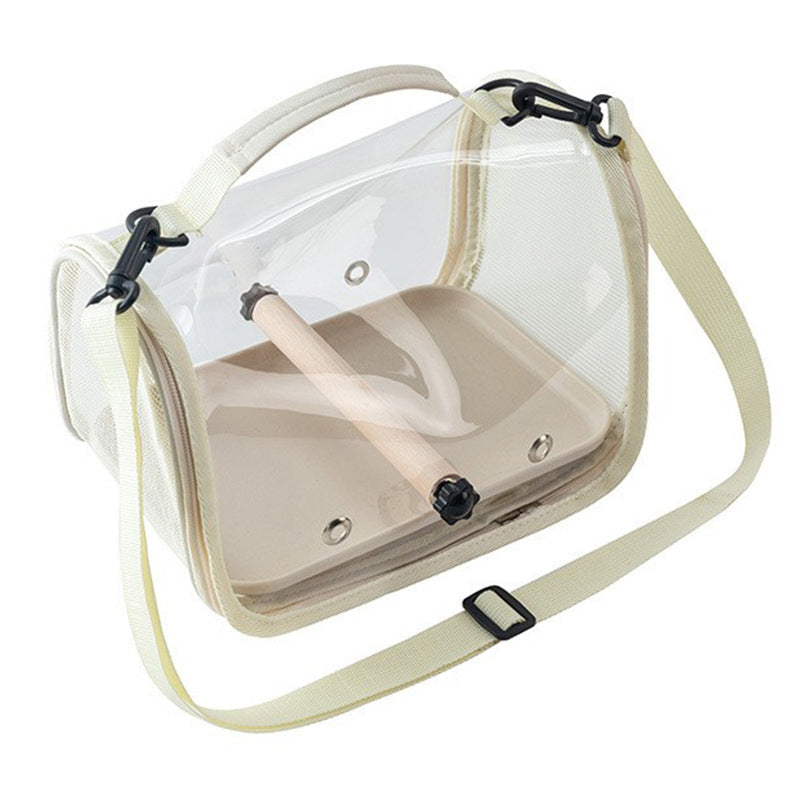 Portabel Transparent Fågelbärarbag