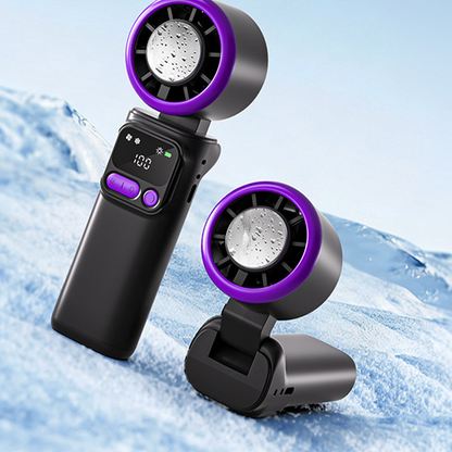 ❄️ 50% RABATT NU! 💨 Bärbar Kylfläkt med Iskompressionsplatta – Kyl Ner Direkt – Perfekt för Resan 🌡️