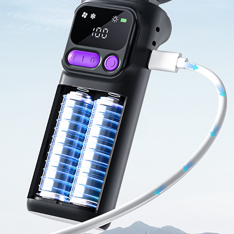 ❄️ 50% RABATT NU! 💨 Bärbar Kylfläkt med Iskompressionsplatta – Kyl Ner Direkt – Perfekt för Resan 🌡️