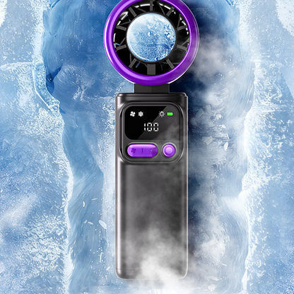 ❄️ 50% RABATT NU! 💨 Bärbar Kylfläkt med Iskompressionsplatta – Kyl Ner Direkt – Perfekt för Resan 🌡️