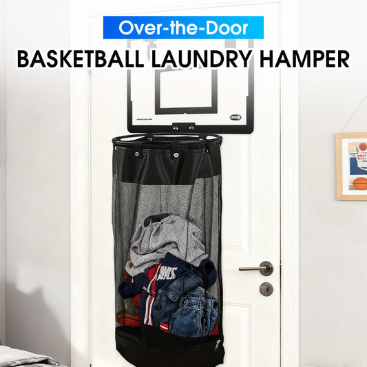 🧺 Rolig hängande tvättkorg för barn – uppmuntrar till egen städning och smart förvaring 🏀