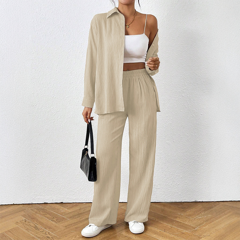 Dam Mjuk Casual Topp & Vida Ben Byxor Set