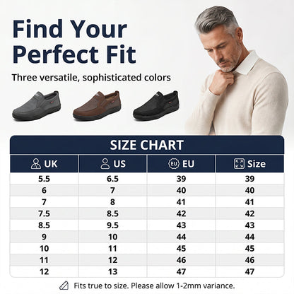 Andningsbara slip-on-skor i mesh för män