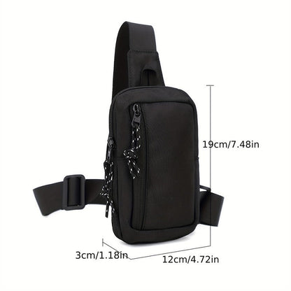 🎒 50% RABATT NU! 🏙️ Urban Sling Bag för män – Lätt & vattentät – Justerbar rem, perfekt för pendling eller resa – modern och praktisk 💼✨