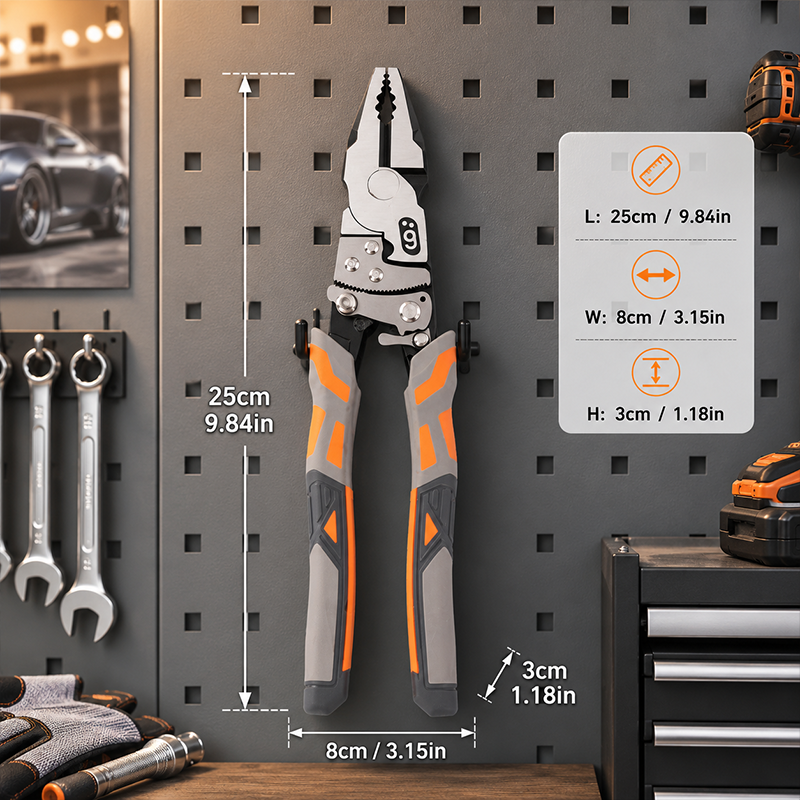 🔧 50 % RABATT NU! ⚡ Självlåsande ratchet-kabeltång – inbyggd trådskärare & mångsidig, perfekt för elarbete, installation & reparation ⚡