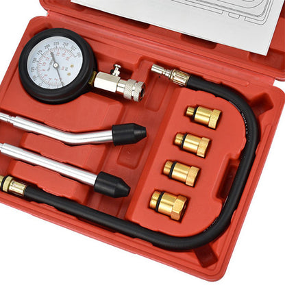 Motorkompressionstest Kit – Cylindertrycksmätare för Bensinmotorer