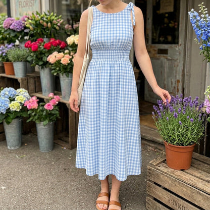 ⏳Begränsad tid – 50% rabatt⏰Retroklänning för Dam med Puffärmar, Off-Shoulder och Slits