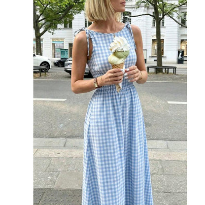 ⏳Begränsad tid – 50% rabatt⏰Retroklänning för Dam med Puffärmar, Off-Shoulder och Slits