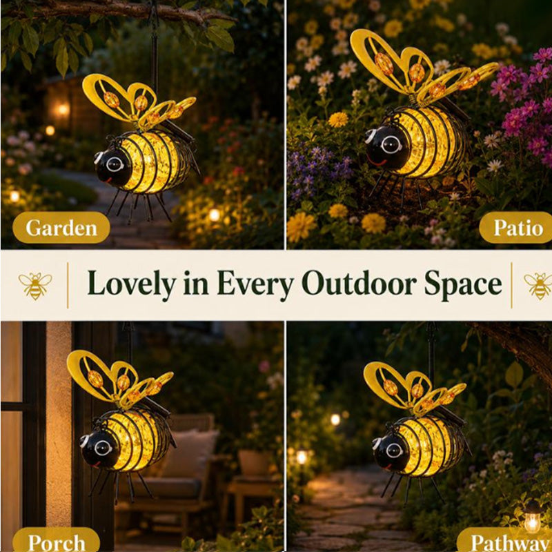 🐝💡 Solcellsdriven hängande bilampa – bi