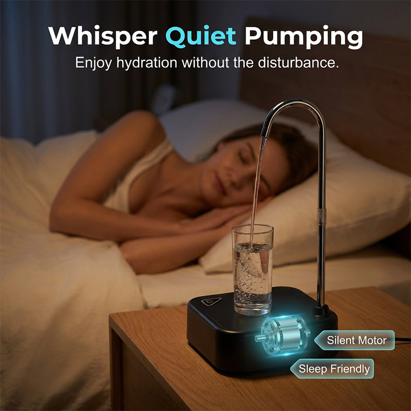 💧 Spara 50%! ⚡ Elektrisk Vattenpump – Bärbar, uppladdningsbar & lättanvänd ✨