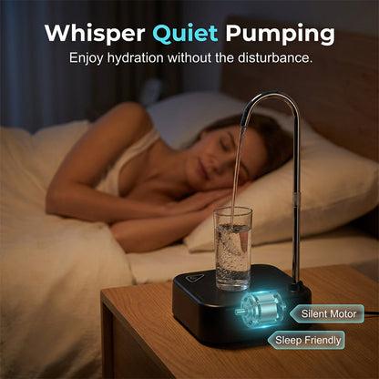 💧 Spara 50%! ⚡ Elektrisk Vattenpump – Bärbar, uppladdningsbar & lättanvänd ✨