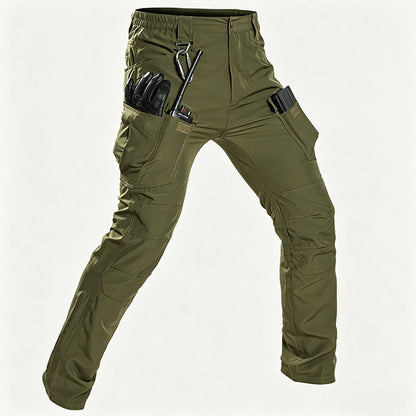 👖 50% RABATT NU! 🏔️ Herr Stretch-Cargobyxor – Andningsbara & Slitstarka – Perfekt för Jobb, Vandring & Vardag 💪