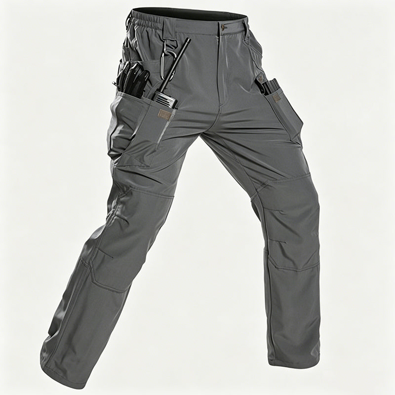👖 50% RABATT NU! 🏔️ Herr Stretch-Cargobyxor – Andningsbara & Slitstarka – Perfekt för Jobb, Vandring & Vardag 💪