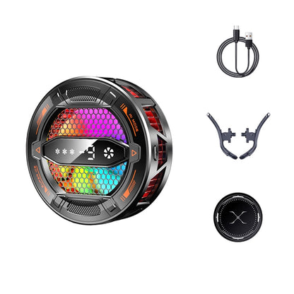 Magnetisk mobilkylare med LED-temperaturdisplay