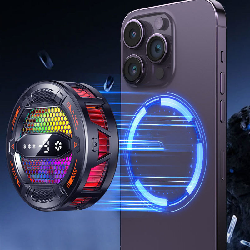 Magnetisk mobilkylare med LED-temperaturdisplay