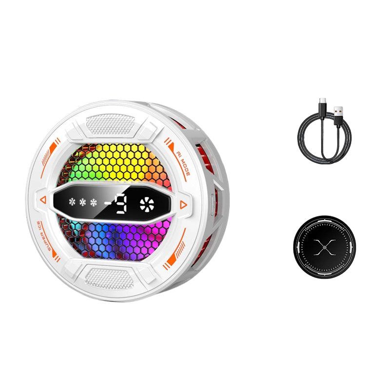 Magnetisk mobilkylare med LED-temperaturdisplay