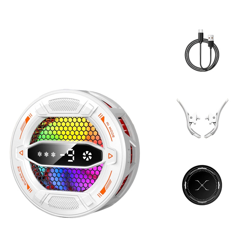 Magnetisk mobilkylare med LED-temperaturdisplay