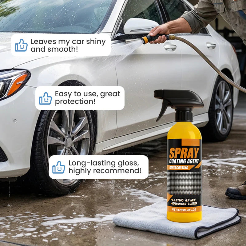 🚗 Autolack-Sprühbeschichtung – Schneller Schutz, Hydrophob & Glanz – Für Karosserie, Glas & Kunststoff!