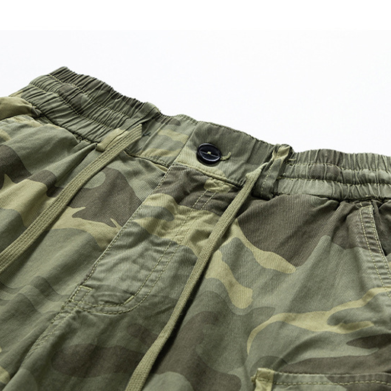 💪 Herr stretch-cargoshorts – lös passform, mjukt tyg & perfekta för aktiva dagar, rymliga fickor & bekväm i midjan 🏃‍♂️