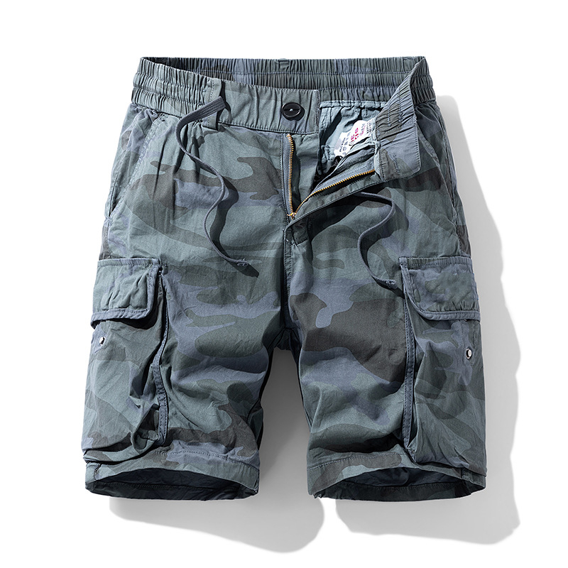 💪 Herr stretch-cargoshorts – lös passform, mjukt tyg & perfekta för aktiva dagar, rymliga fickor & bekväm i midjan 🏃‍♂️
