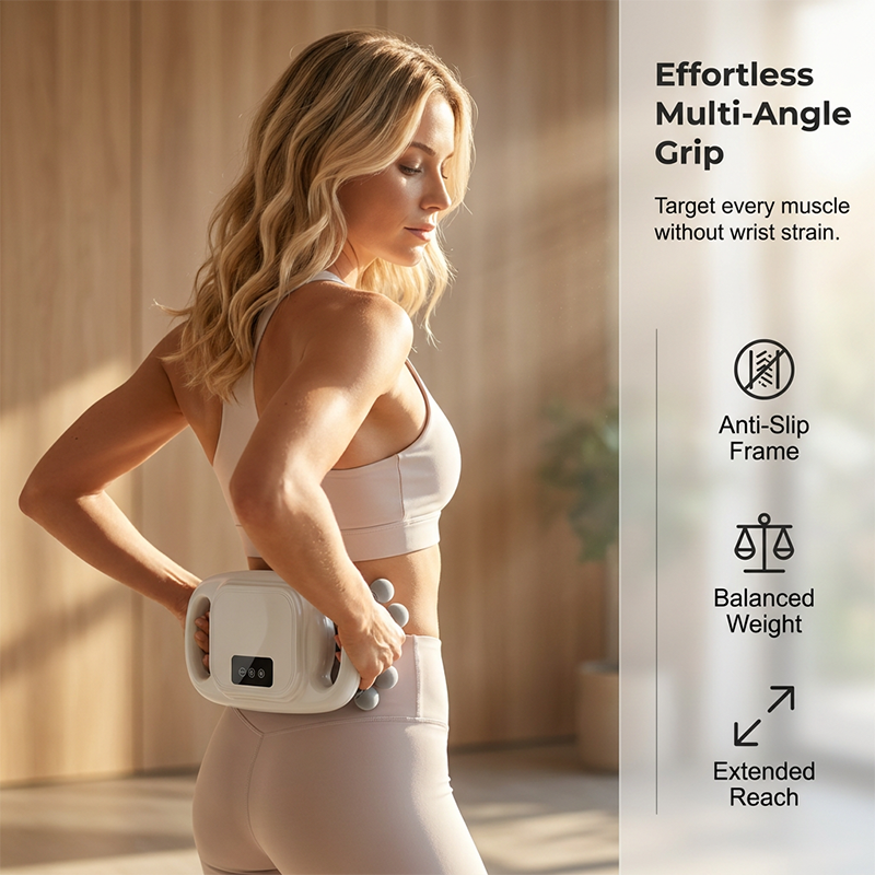 ⏳50 % rabatt under en begränsad tid⏰Sladdlös muskelmassager med 16 massagihuvuden💆